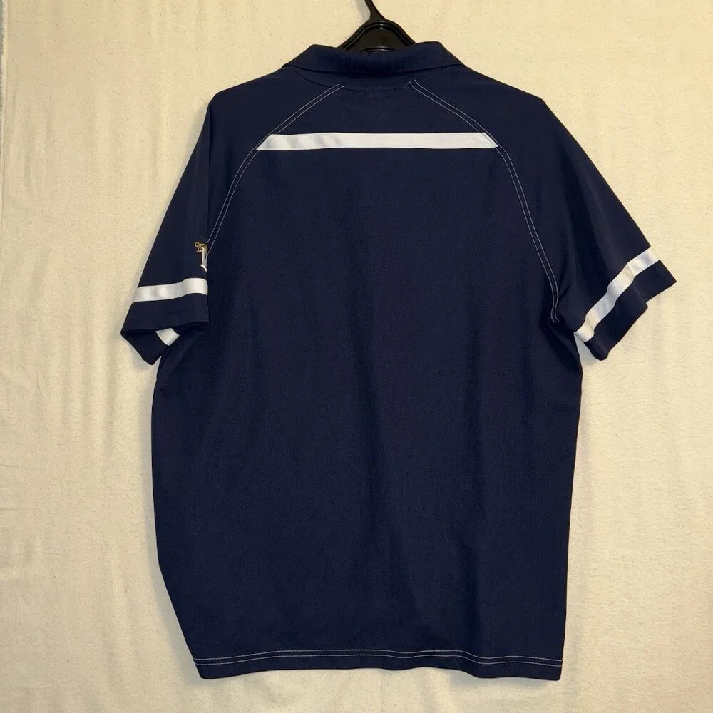 Under Armour Heat Gear Miller Lite Mens XL  Extra Large Navy Blue Polo - Picture 5 of 7